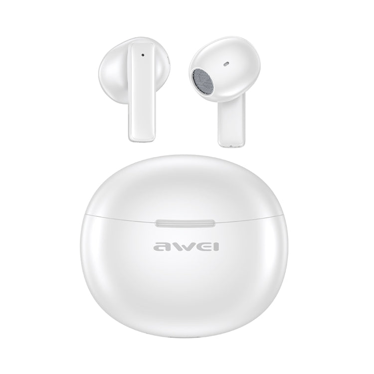awei T87 True Wireless Bluetooth Sports Earphone(White) - Bluetooth Earphone by awei | Online Shopping UK | buy2fix