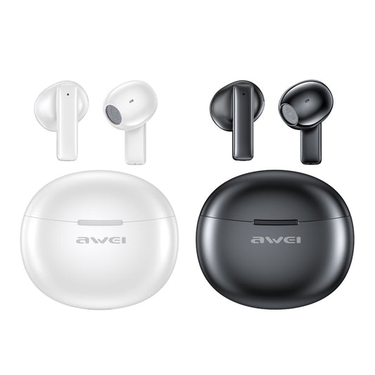 awei T87 True Wireless Bluetooth Sports Earphone(White) - Bluetooth Earphone by awei | Online Shopping UK | buy2fix