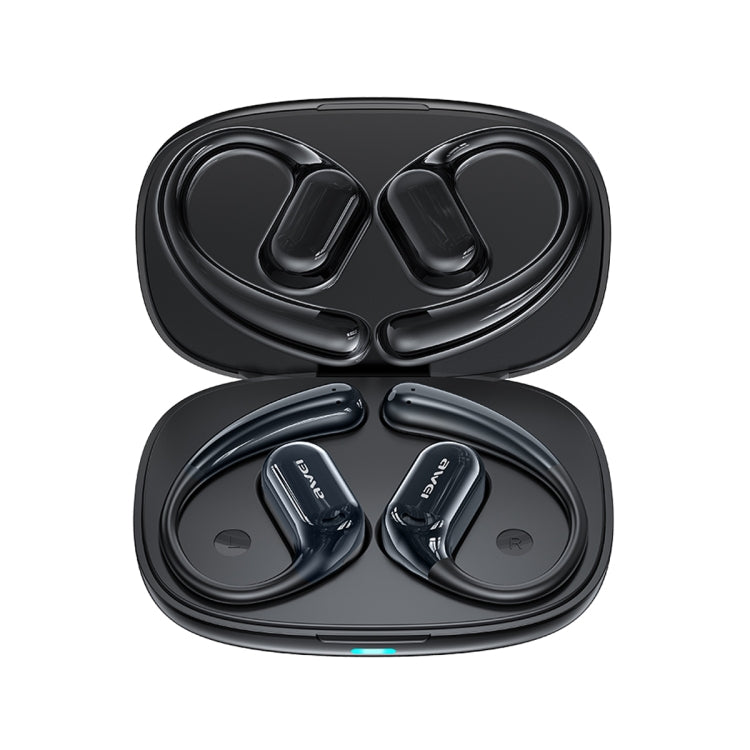 awei TZ8 OWS Open Wireless Bluetooth Earphone(Black) - Bluetooth Earphone by awei | Online Shopping UK | buy2fix