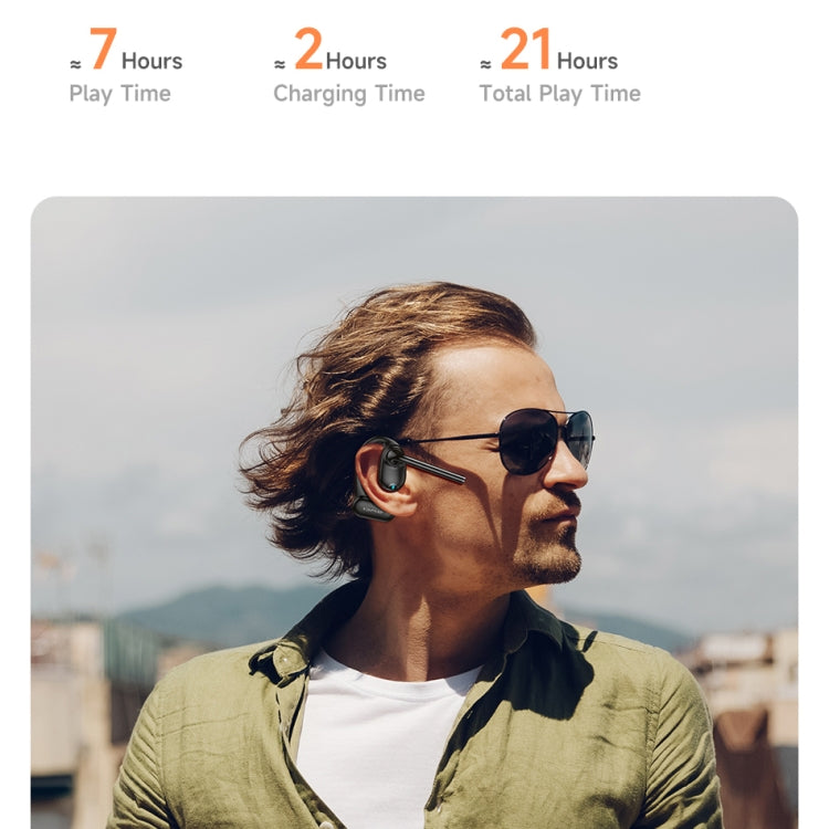 awei TZ9 OWS Open Wireless Bluetooth Earphone(Black) - Bluetooth Earphone by awei | Online Shopping UK | buy2fix