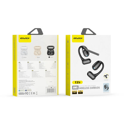 awei TZ9 OWS Open Wireless Bluetooth Earphone(Black) - Bluetooth Earphone by awei | Online Shopping UK | buy2fix