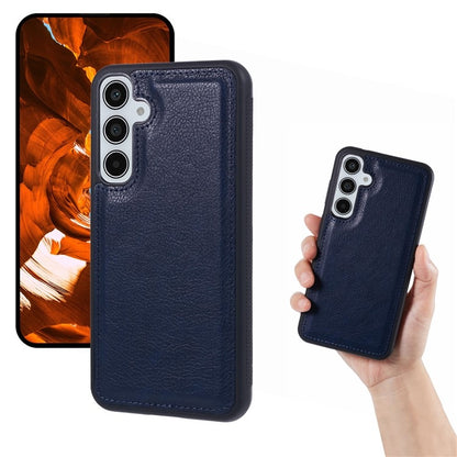 For Samsung Galaxy S25 5G Multifunctional 7-Card Wallet Leather Phone Case(Royal Blue) by buy2fix