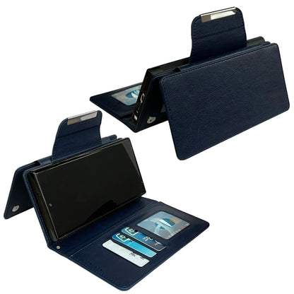 For Samsung Galaxy S25 5G Multifunctional 7-Card Wallet Leather Phone Case(Royal Blue) by buy2fix