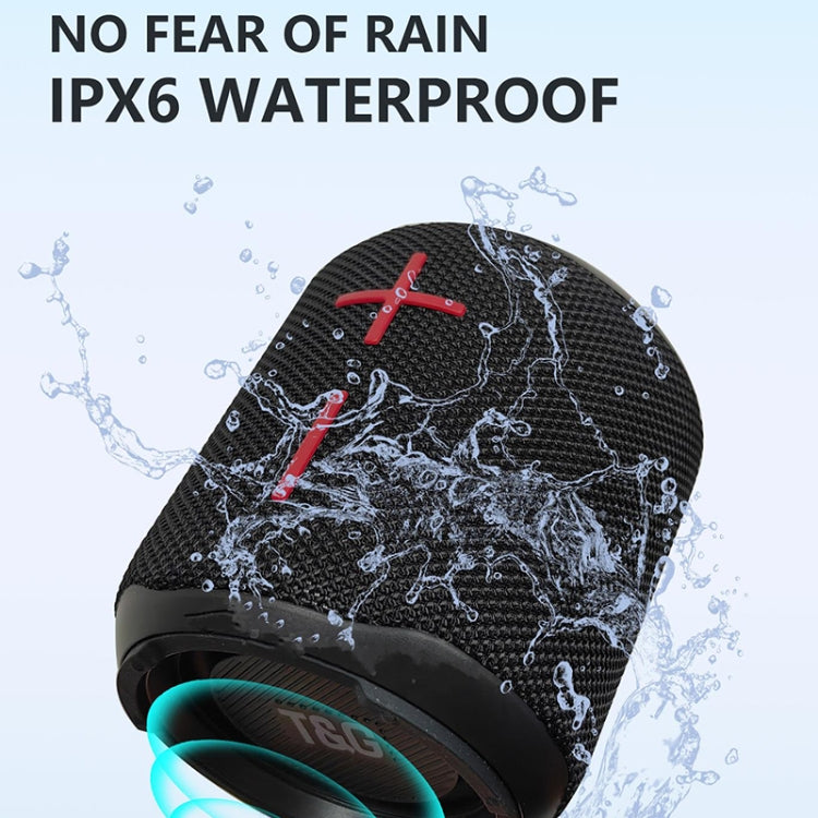 T&G TG-443 Outdoor Portable Colorful Wireless Bluetooth Speaker(Black) - Desktop Speaker by T&G | Online Shopping UK | buy2fix