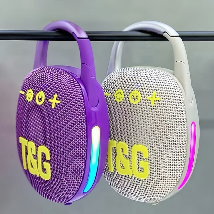 T&G TG447 Mini Portable Outdoor Sports Bluetooth Speaker(Grey) - Desktop Speaker by T&G | Online Shopping UK | buy2fix