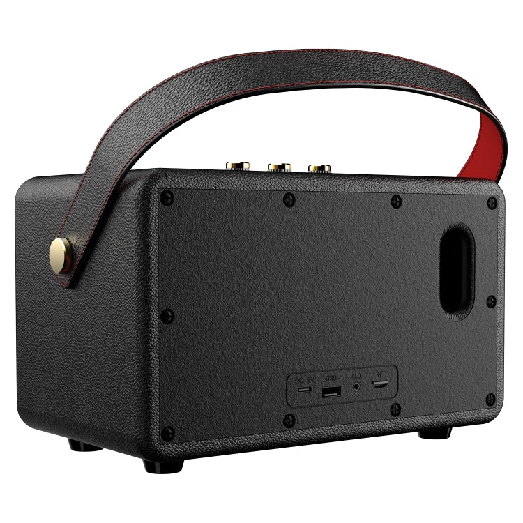 Zealot MT01M Retro Card Portable Wireless Bluetooth Speaker with Microphone(Black) - Desktop Speaker by ZEALOT | Online Shopping UK | buy2fix