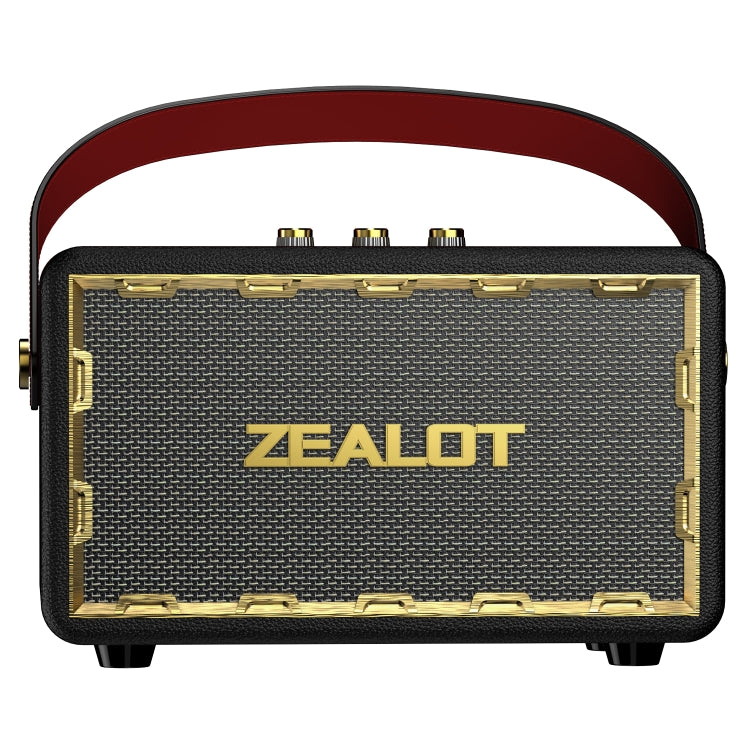 Zealot MT01M Retro Card Portable Wireless Bluetooth Speaker with Dual Microphones(Black) - Desktop Speaker by ZEALOT | Online Shopping UK | buy2fix