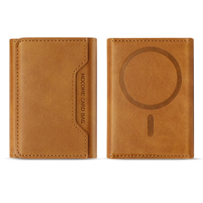 Pindun Multifunctional MagSafe Magnetic Wallet Card Bag Case With Retail Box(Brown) - Adhesive Card Holders by buy2fix | Online Shopping UK | buy2fix