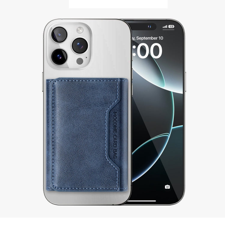 Pindun Multifunctional MagSafe Magnetic Wallet Card Bag Case With Retail Box(Royal Blue) - Adhesive Card Holders by buy2fix | Online Shopping UK | buy2fix