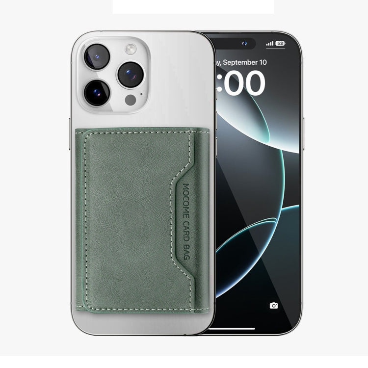 Pindun Multifunctional MagSafe Magnetic Wallet Card Bag Case With Retail Box(Green) - Adhesive Card Holders by buy2fix | Online Shopping UK | buy2fix