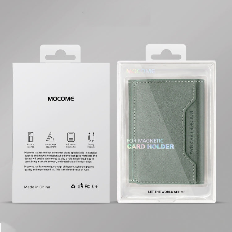 Pindun Multifunctional MagSafe Magnetic Wallet Card Bag Case With Retail Box(Green) - Adhesive Card Holders by buy2fix | Online Shopping UK | buy2fix