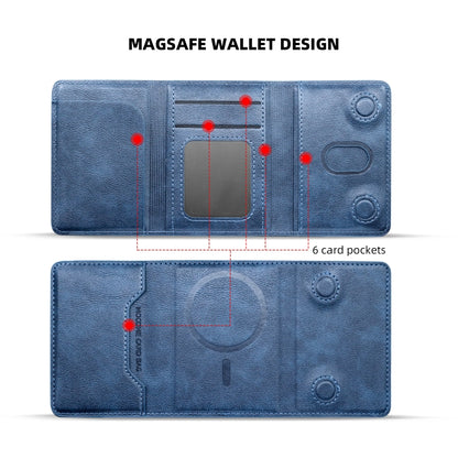 Pindun Multifunctional MagSafe Magnetic Wallet Card Bag Case With Retail Box(Royal Blue) - Adhesive Card Holders by buy2fix | Online Shopping UK | buy2fix