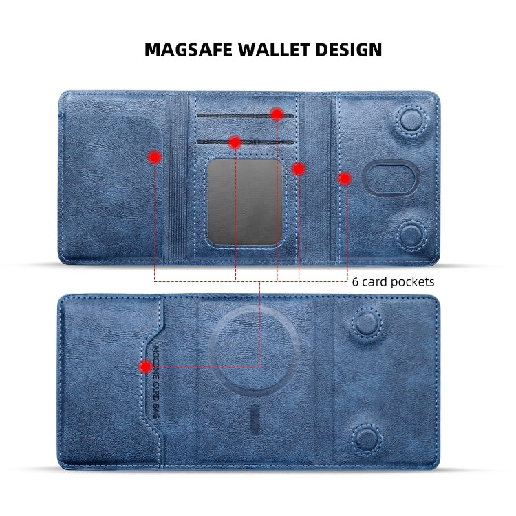 Pindun Multifunctional MagSafe Magnetic Wallet Card Bag Case With Retail Box(Purple) - Adhesive Card Holders by buy2fix | Online Shopping UK | buy2fix