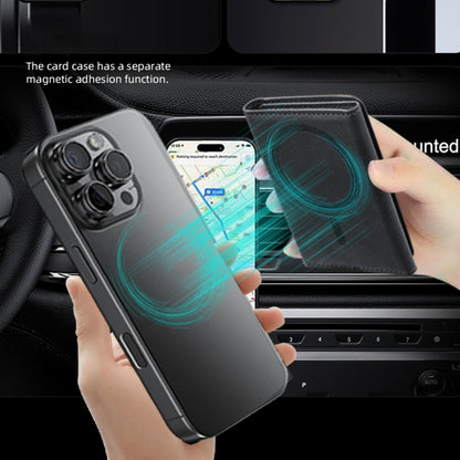 Pindun Multifunctional MagSafe Magnetic Wallet Card Bag Case With Retail Box(Brown) - Adhesive Card Holders by buy2fix | Online Shopping UK | buy2fix