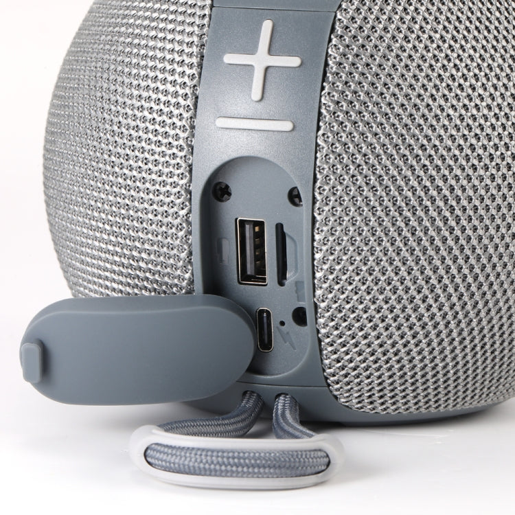 T&G TG683 Mini Portable Outdoor Wireless Bluetooth Speaker with LED Atmosphere Light(Grey) - Desktop Speaker by T&G | Online Shopping UK | buy2fix