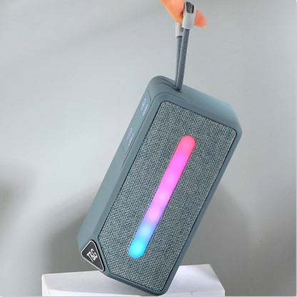 T&G TG685 Mini Portable Outdoor Wireless Bluetooth Speaker with LED Atmosphere Light(Black) - Desktop Speaker by T&G | Online Shopping UK | buy2fix