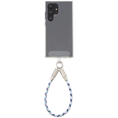 Type-C to Type-C Data Charging Cable Wrist Strap Phone Short Lanyard(Blue Green Purple White) - Lanyards & Wrist Straps by buy2fix | Online Shopping UK | buy2fix