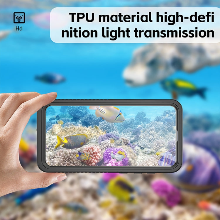 For Samsung Galaxy S24 FE 5G RedPepper Shockproof IP68 Waterproof PC Hybrid TPU Phone Case(Black) - Galaxy S24 FE 5G Cases by RedPepper | Online Shopping UK | buy2fix