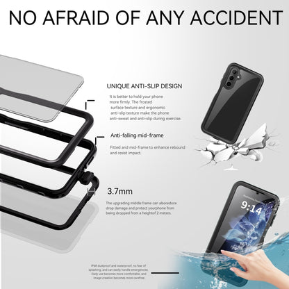 For Samsung Galaxy A16 5G / 4G RedPepper IP68 Waterproof PC Hybrid TPU Phone Case(Black) - Galaxy Phone Cases by RedPepper | Online Shopping UK | buy2fix