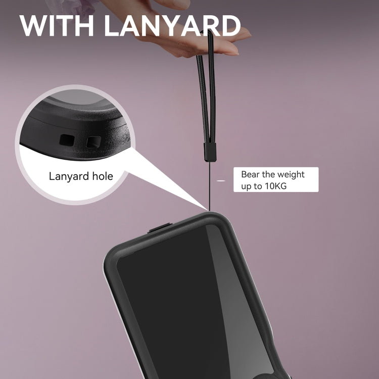 For Samsung Galaxy A16 5G / 4G RedPepper IP68 Waterproof PC Hybrid TPU Phone Case(Black) - Galaxy Phone Cases by RedPepper | Online Shopping UK | buy2fix