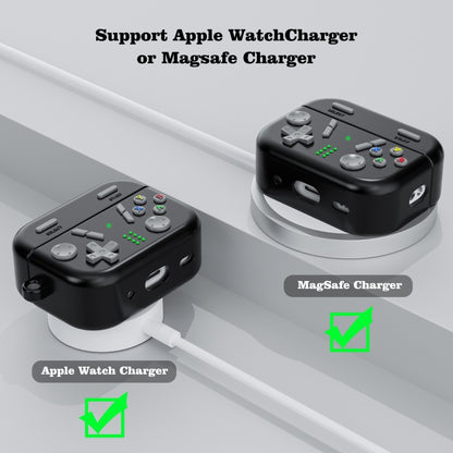 For AirPods Pro 2 / AirPods Pro Game Console Shape Wireless Earphones Protective Case(Blue) - For AirPods Pro 2 by buy2fix | Online Shopping UK | buy2fix