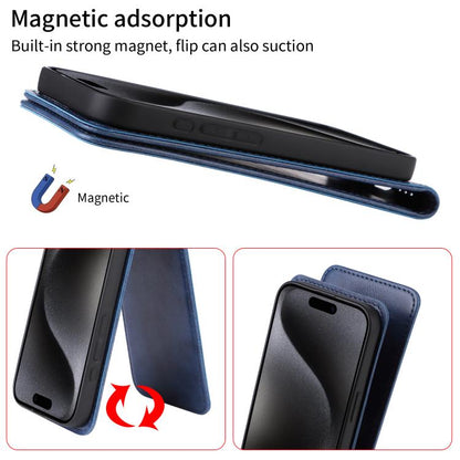 For Nothing CMF Phone 1 Magnetic Vertical Flip Leather Phone Case(Blue) - Nothing Cases by buy2fix | Online Shopping UK | buy2fix