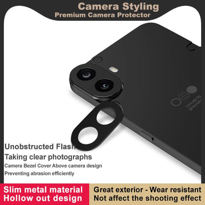 For Nothing CMF Phone 1 IMAK Metal Camera Lens Protector Cover - Other by imak | Online Shopping UK | buy2fix