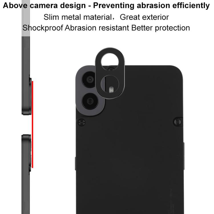 For Nothing CMF Phone 1 IMAK Metal Camera Lens Protector Cover - Other by imak | Online Shopping UK | buy2fix