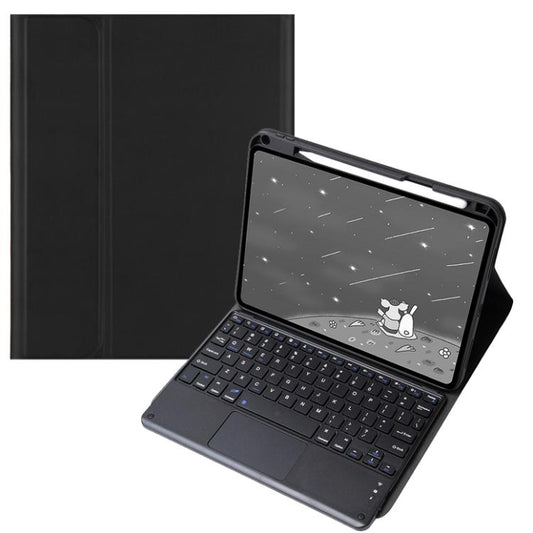 For OPPO Pad 3 / Pad 2 Candy Color Bluetooth Keyboard Leather Case,Square Keys with Touchpad(Black) - OPPO Keyboard by buy2fix | Online Shopping UK | buy2fix
