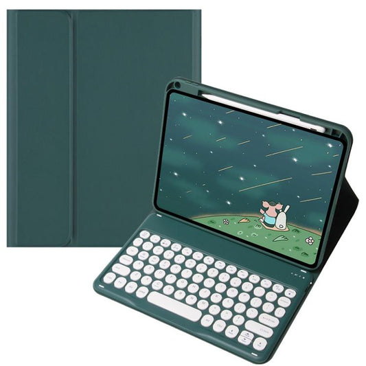 For OPPO Pad 3 / Pad 2 Candy Color Bluetooth Keyboard Leather Case, Round Key(Green) - OPPO Keyboard by buy2fix | Online Shopping UK | buy2fix