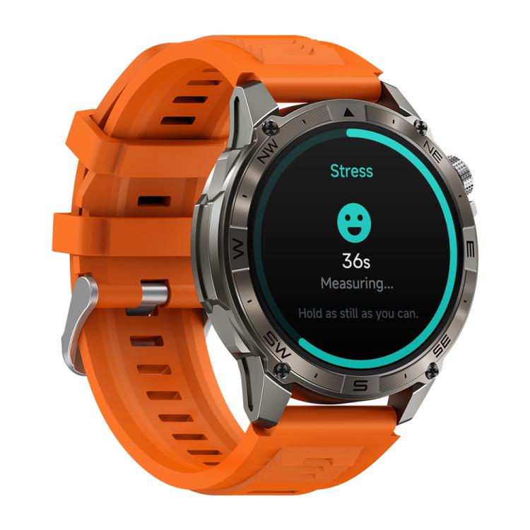 Zeblaze Stratos 2 Plus 1.43 inch Screen 3 ATM Health and Fitness GPS Smart Watch(Electric Orange) - Smart Watches by Zeblaze | Online Shopping UK | buy2fix