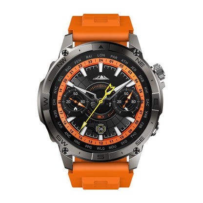 Zeblaze Stratos 2 Plus 1.43 inch Screen 3 ATM Health and Fitness GPS Smart Watch(Electric Orange) - Smart Watches by Zeblaze | Online Shopping UK | buy2fix