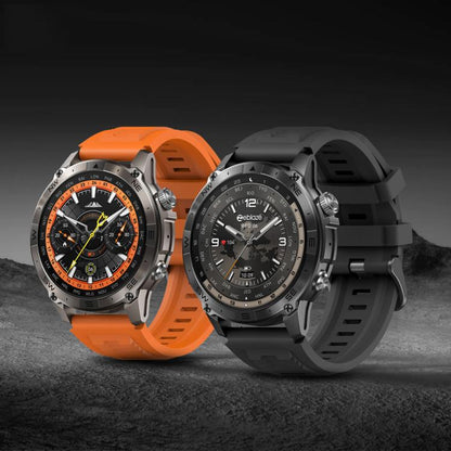 Zeblaze Stratos 2 Plus 1.43 inch Screen 3 ATM Health and Fitness GPS Smart Watch(Graphite Black) - Smart Watches by Zeblaze | Online Shopping UK | buy2fix