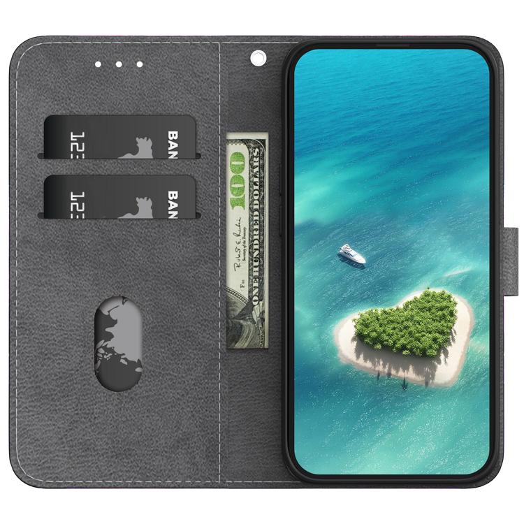 For iPhone 16e Crystal Texture Colored Drawing Leather Phone Case(Jade Flowers) - iPhone 16e Cases by buy2fix | Online Shopping UK | buy2fix