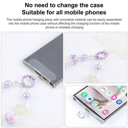 Spiral Bead Chain Phone Anti-lost Short Lanyard(Pink) - Lanyards & Wrist Straps by buy2fix | Online Shopping UK | buy2fix