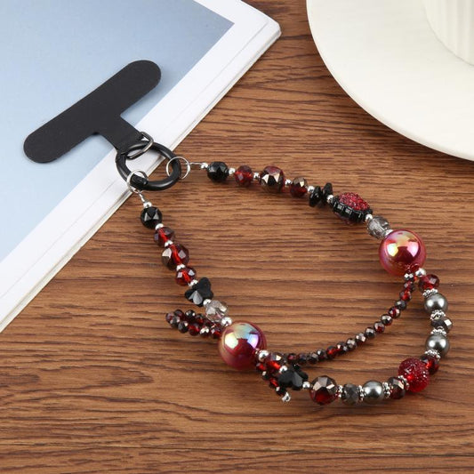 Flow Color Chain Phone Anti-lost Short Lanyard(Red) - Lanyards & Wrist Straps by buy2fix | Online Shopping UK | buy2fix