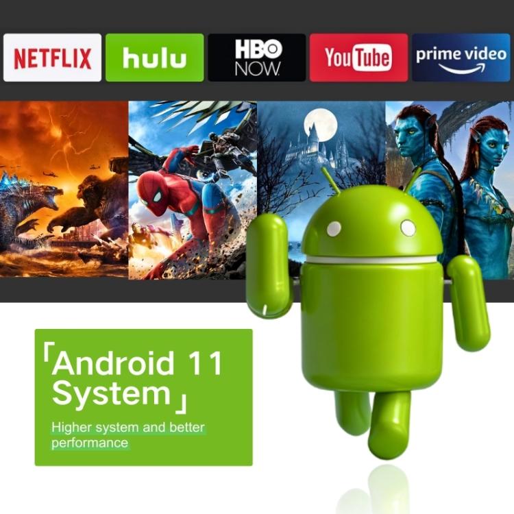 M10 Plus 1280 x 720P 200ANSI Amlogic H713 CPU Android 11 Smart Projector with Bracket, AU Plug(Metal Grey) by buy2fix