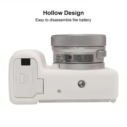 For Sony ZV-E10 II / ZV-E10M2 Glossy Soft Silicone Protective Case(White) - Protective Case by buy2fix | Online Shopping UK | buy2fix