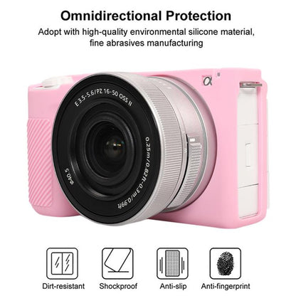 For Sony ZV-E10 II / ZV-E10M2 Glossy Soft Silicone Protective Case(Pink) - Protective Case by buy2fix | Online Shopping UK | buy2fix