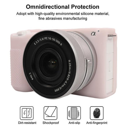 For Sony ZV-E10 II / ZV-E10M2 Glossy Soft Silicone Protective Case(Jelly Pink) - Protective Case by buy2fix | Online Shopping UK | buy2fix