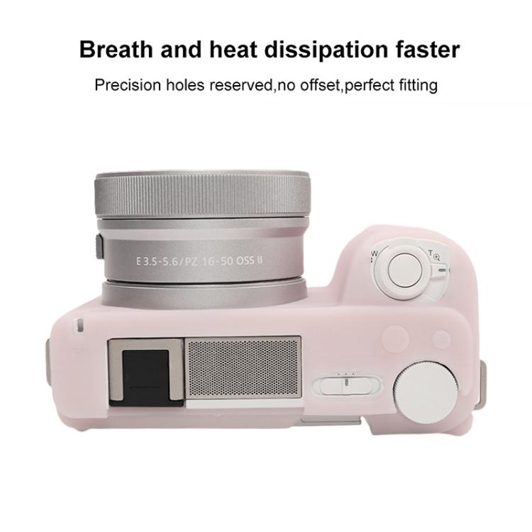 For Sony ZV-E10 II / ZV-E10M2 Glossy Soft Silicone Protective Case(Jelly Pink) - Protective Case by buy2fix | Online Shopping UK | buy2fix