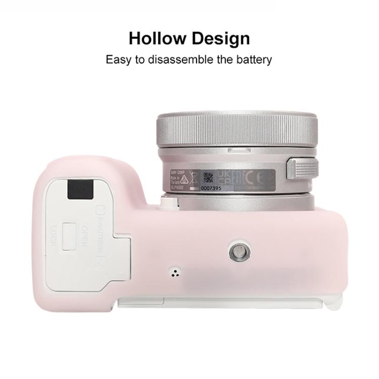 For Sony ZV-E10 II / ZV-E10M2 Glossy Soft Silicone Protective Case(Jelly Pink) - Protective Case by buy2fix | Online Shopping UK | buy2fix