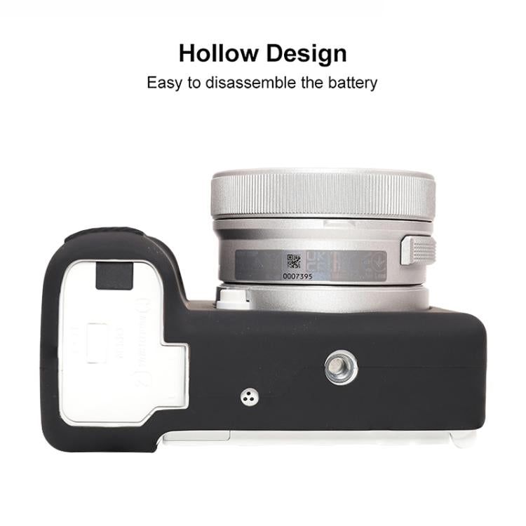 For Sony ZV-E10 II / ZV-E10M2 Glossy Soft Silicone Protective Case(Black) - Protective Case by buy2fix | Online Shopping UK | buy2fix