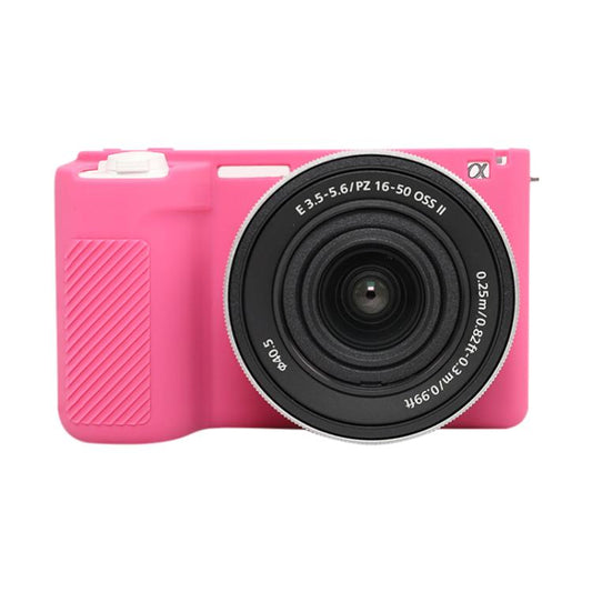 For Sony ZV-E10 II / ZV-E10M2 Glossy Soft Silicone Protective Case(Rose Red) - Protective Case by buy2fix | Online Shopping UK | buy2fix