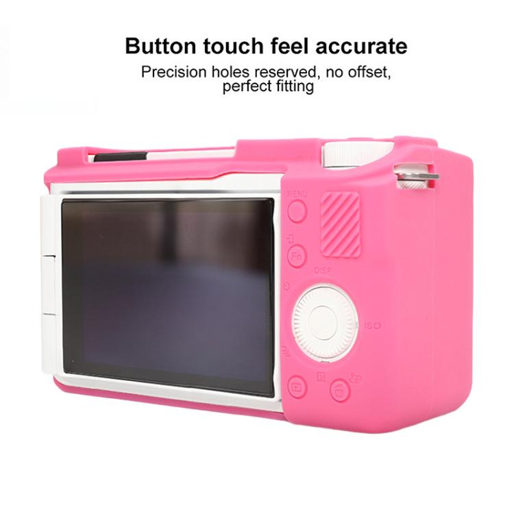 For Sony ZV-E10 II / ZV-E10M2 Glossy Soft Silicone Protective Case(Rose Red) - Protective Case by buy2fix | Online Shopping UK | buy2fix
