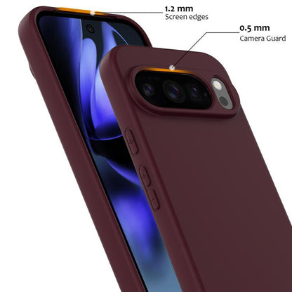 For Google Pixel 10 Pro XL Shockproof Silicone Magsafe Phone Case(Plum Color) - Google Cases by buy2fix | Online Shopping UK | buy2fix