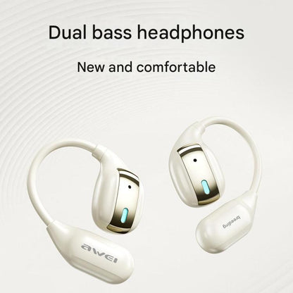 awei TZ12 Sport Wireless BT 5.4 Air Conduction Earphones(Black) - TWS Earphone by awei | Online Shopping UK | buy2fix