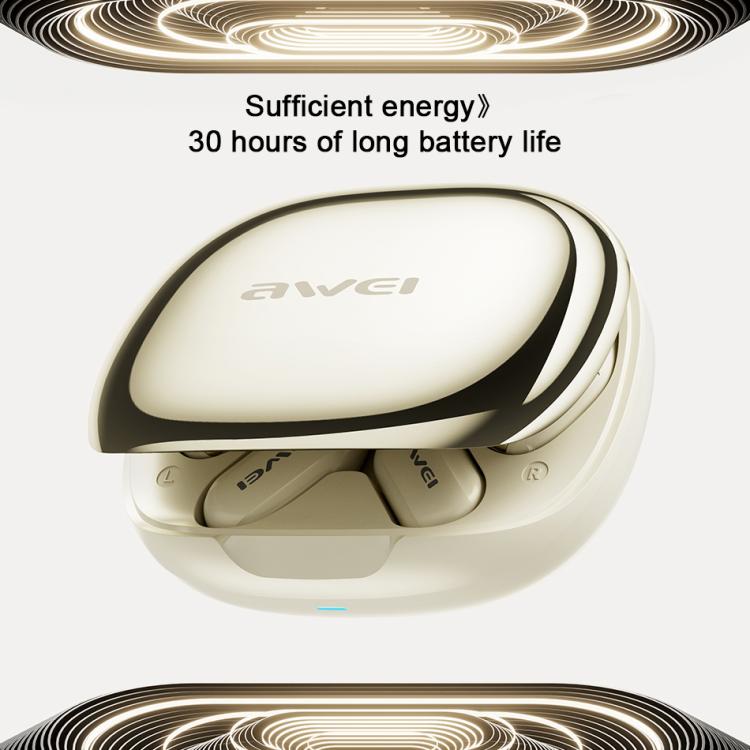 awei TZ12 Sport Wireless BT 5.4 Air Conduction Earphones(Black) - TWS Earphone by awei | Online Shopping UK | buy2fix