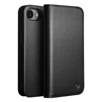 For iPhone 16e QIALINO Classic Gen2 Genuine Leather Phone Case(Black) - iPhone 16e Cases by QIALINO | Online Shopping UK | buy2fix