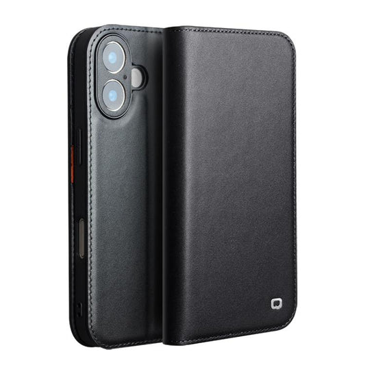 For iPhone 17 QIALINO Classic Gen2 Genuine Leather Phone Case(Black) - iPhone 17 Cases by QIALINO | Online Shopping UK | buy2fix